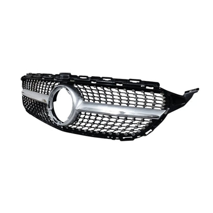 Merc W205 Diamond Grille 19-22 Chrome Max Motorsport