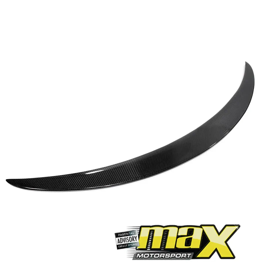 Merc W205 Performance Style Carbon Fibre Boot Spoiler maxmotorsports