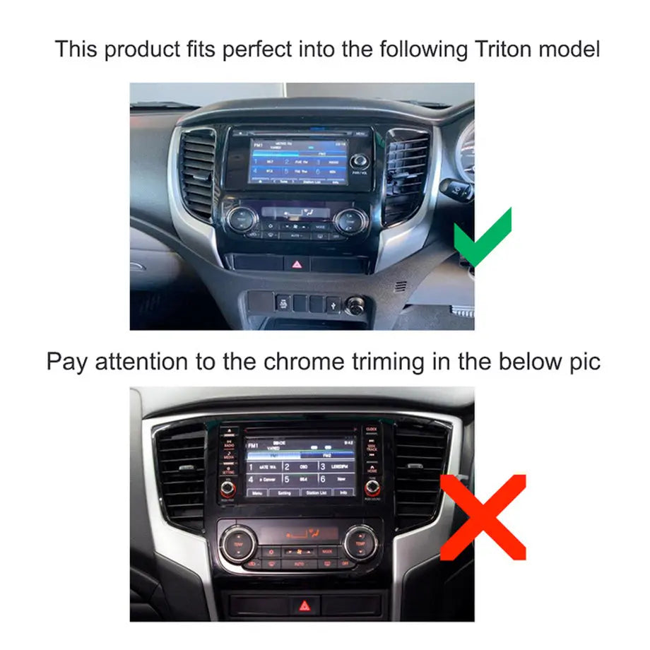 Mitsubishi Triton (15-21) - 9 Inch Roadstar Android Entertainment & GPS System Roadstar