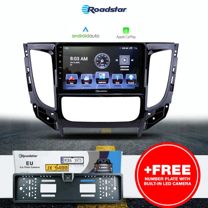 Mitsubishi Triton (15-21) - 9 Inch Roadstar Android Multimedia Unit + FREE Number Plate Camera (Copy) Roadstar