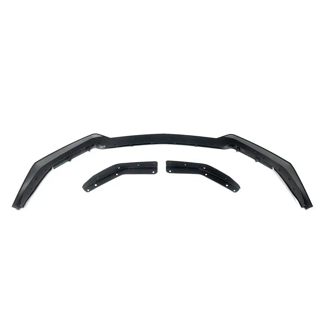 Mustang (18-23) GT500 Style 3-Piece Gloss Black Front Lip Spoiler Max Motorsport