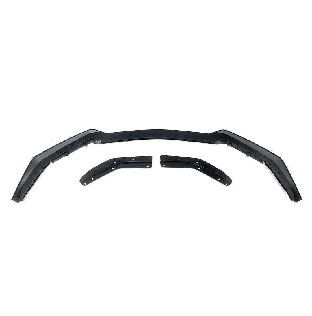 Mustang (18-23) Rock Style Matte Black Front Lip Chin Spoiler Max Motorsport