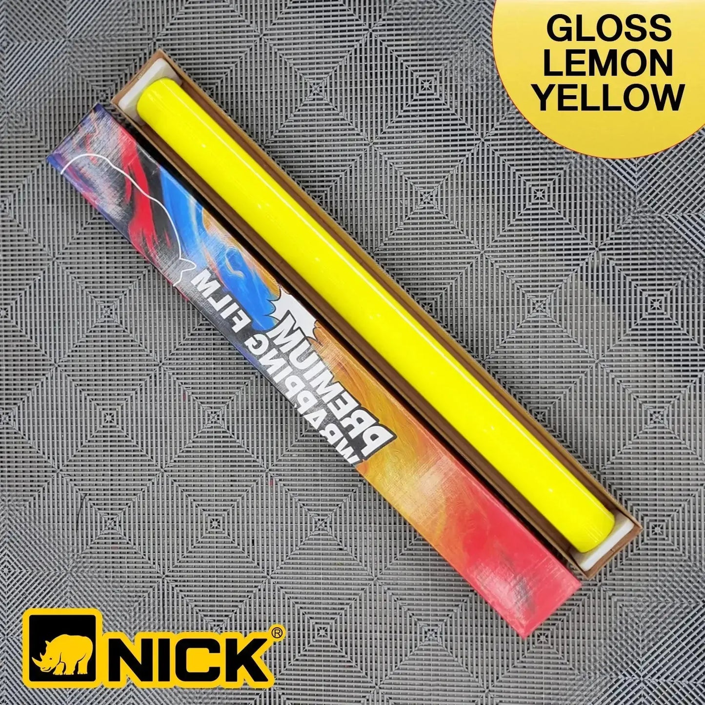 Nick Premium Vinyl Wrap Film - Gloss Nardo Grey Nick Premium Vinyl Wrap Film