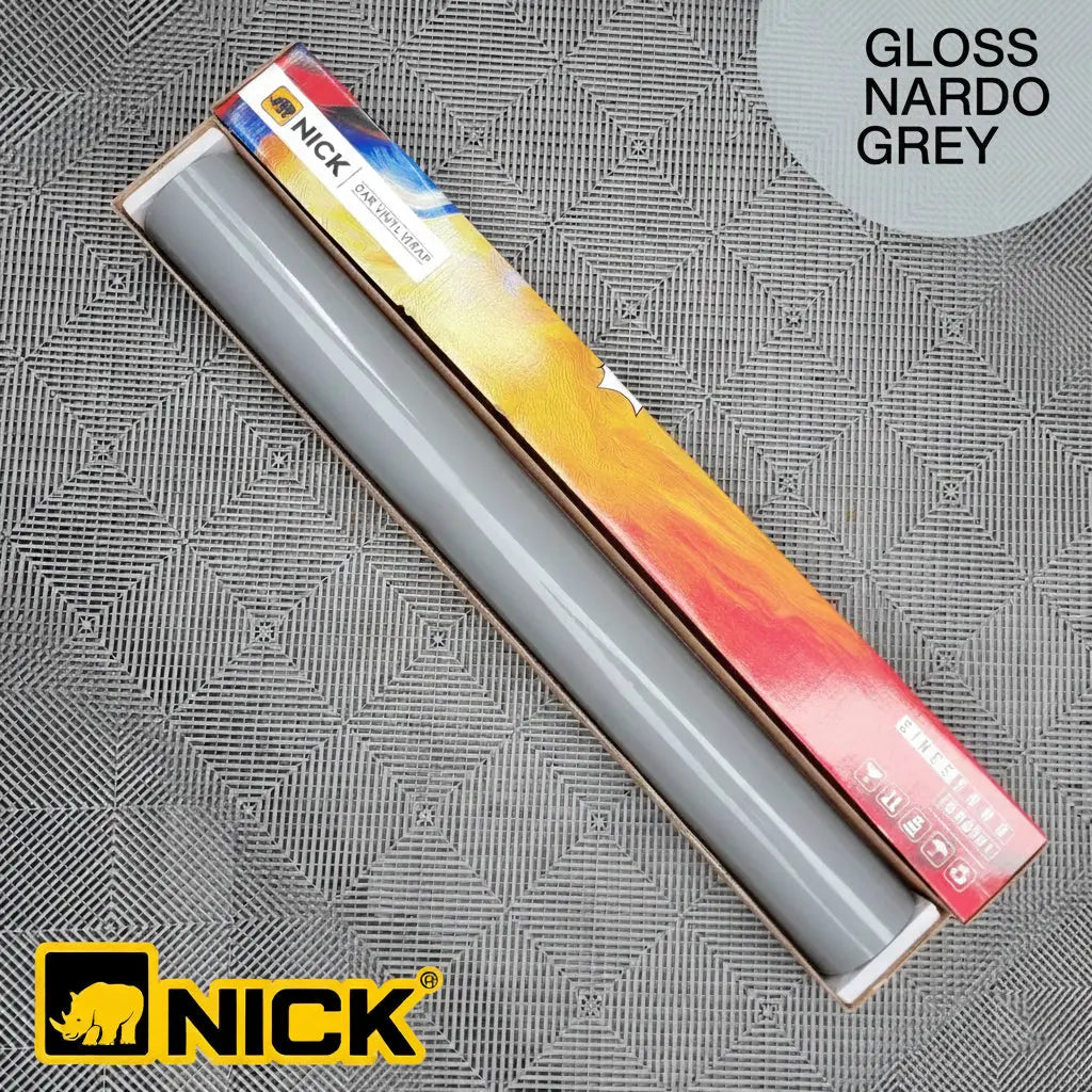 Nick Premium Vinyl Wrap Film - Gloss Nardo Grey Nick Premium Vinyl Wrap Film