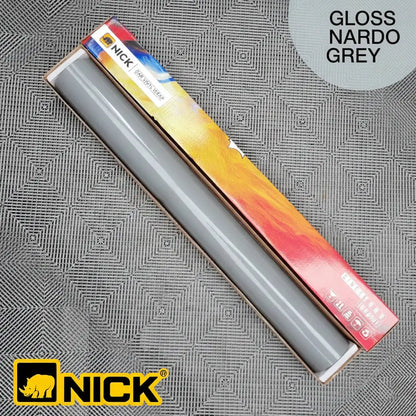 Nick Premium Vinyl Wrap Film - Gloss Nardo Grey Nick Premium Vinyl Wrap Film
