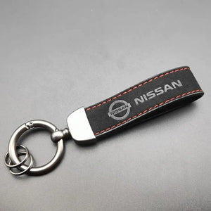 Nissan Logo Suede Key Ring Max Motorsport