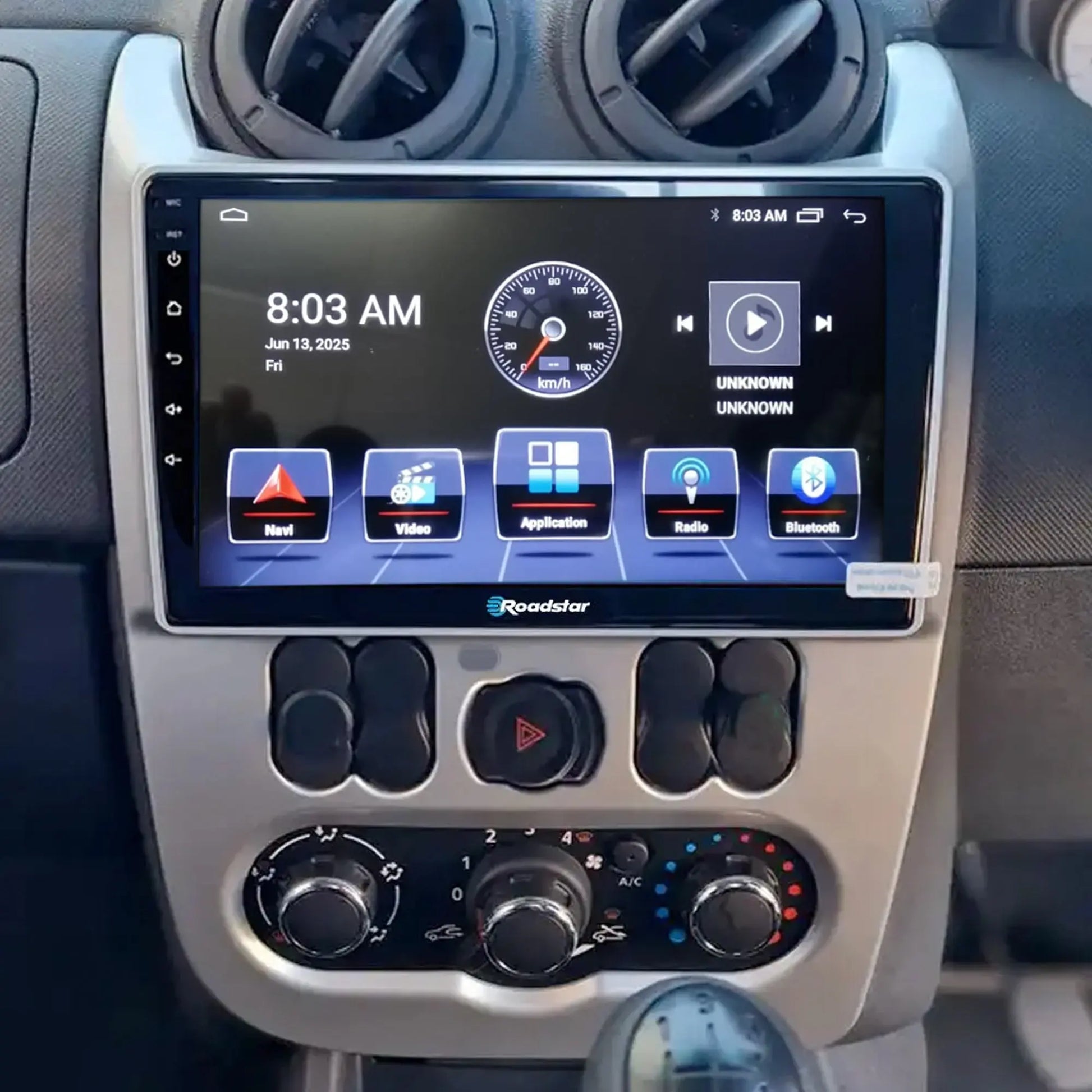 Nissan NP200 (09-On) - 9 Inch Roadstar Android Multimedia Unit + FREE Number Plate Camera Roadstar