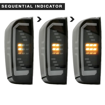 Nissan Navara NP300 (15-On) Smoked Black LED Sequential Taillights Max Motorsport