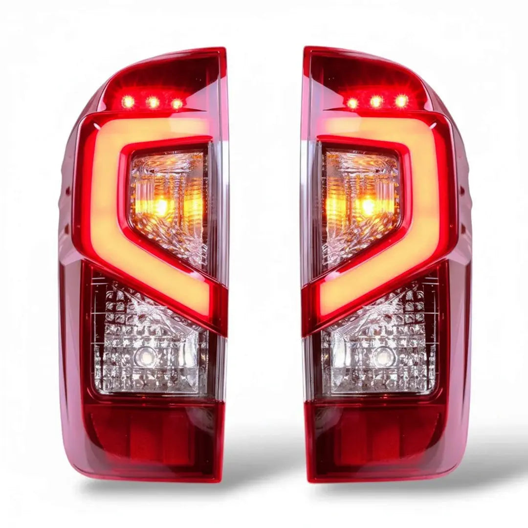 Nissan Navara NP300 (15-On) Smoked Red OEM Style LED Taillights Max Motorsport