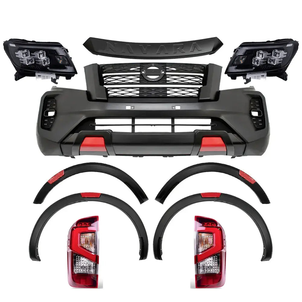 Nissan Navara Pro-4X Style Conversion Body Kit - To Fit Nissan Navara (15-21) Models maxmotorsports