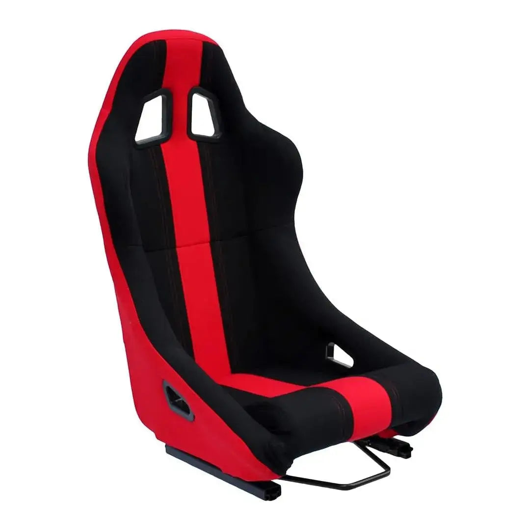Non-Reclinable Racing Bucket Seats (Black & Blue) - Each Max Motorsport