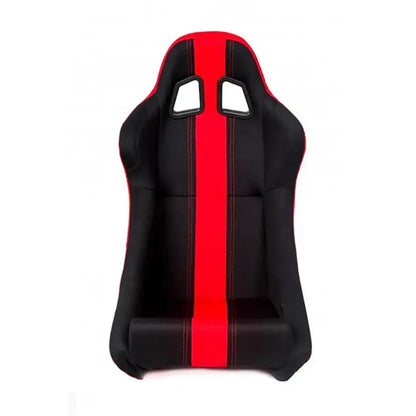 Non-Reclinable Racing Bucket Seats (Black & Blue) - Each Max Motorsport