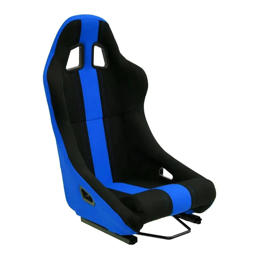 Non-Reclinable Racing Bucket Seats (Black & Grey) - Each Max Motorsport