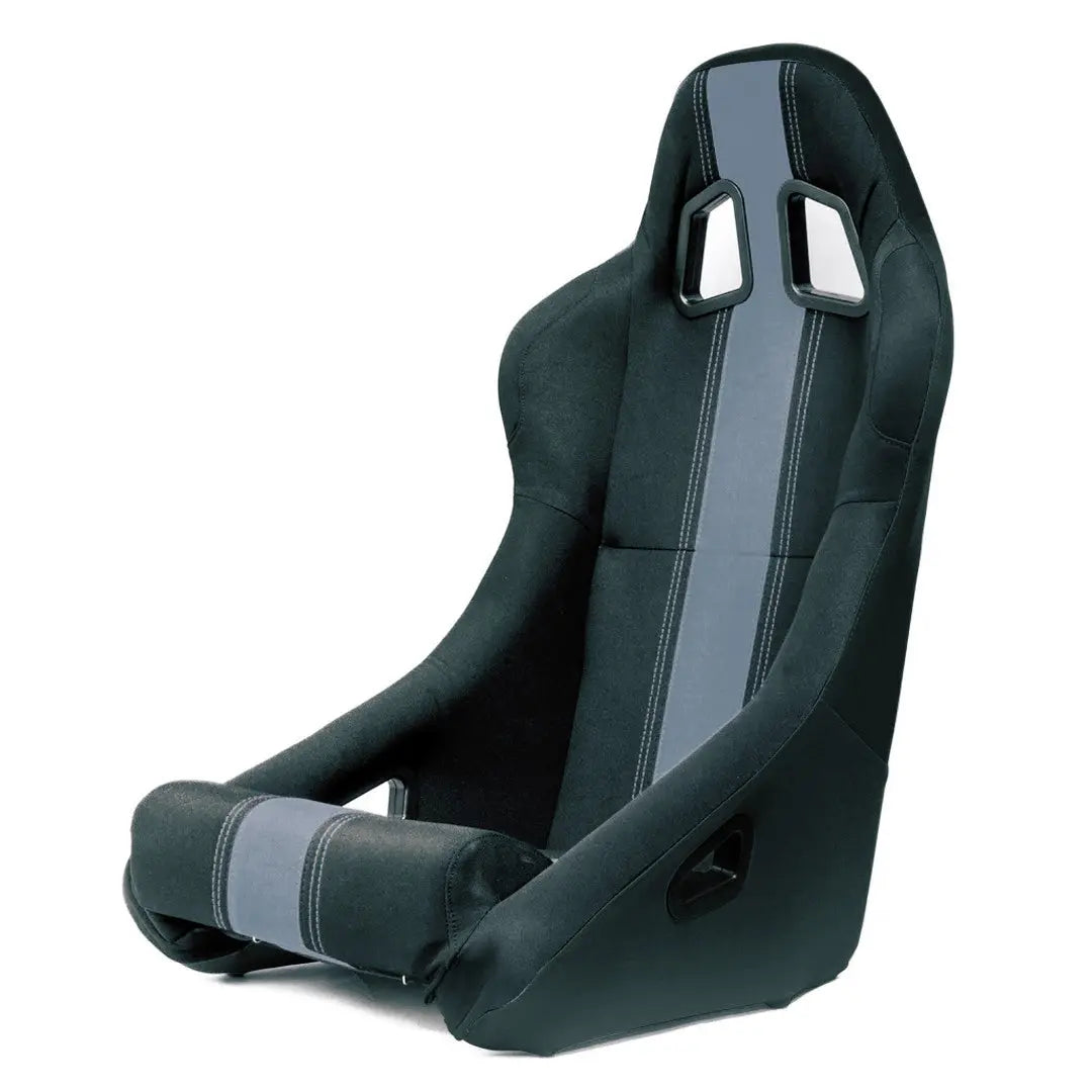 Non-Reclinable Racing Bucket Seats (Black & Grey) - Each Max Motorsport