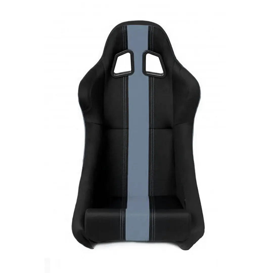 Non-Reclinable Racing Bucket Seats (Black & Grey) - Each Max Motorsport