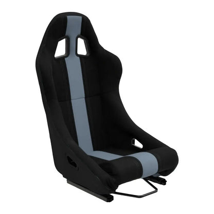 Non-Reclinable Racing Bucket Seats (Black & Grey) - Each Max Motorsport