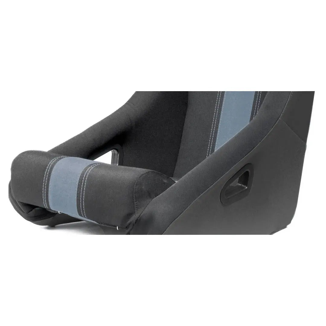 Non-Reclinable Racing Bucket Seats (Black & Grey) - Each Max Motorsport