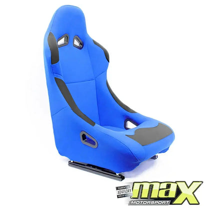Non-Reclinable Racing Bucket Seats (Each) Max Motorsport