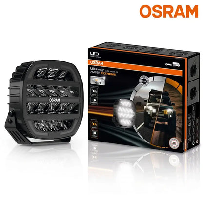 Osram 9 Inch Cube MX230-CB Amber Extreme LED Spot Lights Max Motorsport