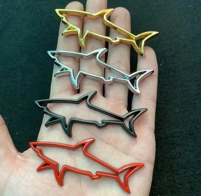 Paul & Shark Stick-On Metal Badge Max Motorsport