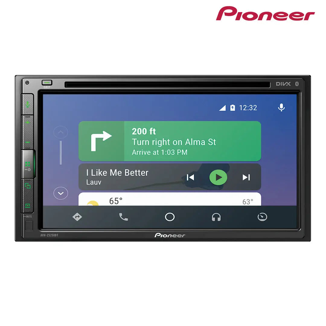 Pioneer AVH-Z5250BT 6.8" Double Din DVD Receiver With Apple CarPlay & Android Auto Max Motorsport