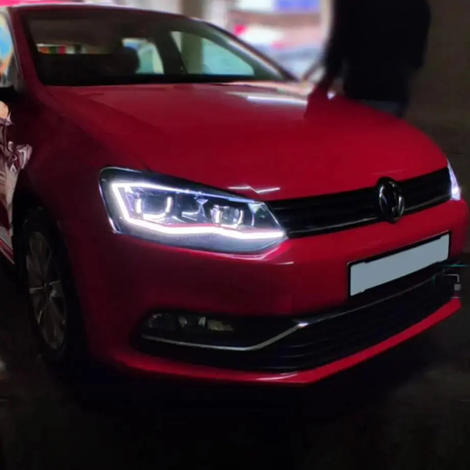Polo 8 AW Style Projector Headlight -  Suitable To Fit VW Polo 6 (10-On) Max Motorsport