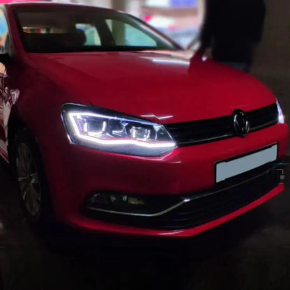 Polo 8 AW Style Projector Headlight -  Suitable To Fit VW Polo 6 (10-On) Max Motorsport