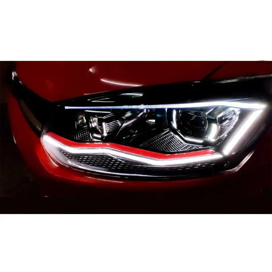 Polo 8 AW Style Projector Headlight -  Suitable To Fit VW Polo 6 (10-On) Max Motorsport