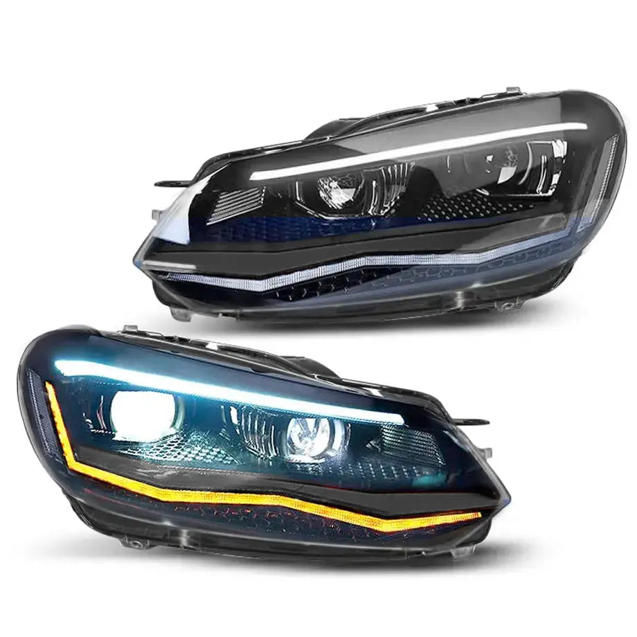 Polo 8 AW Style Projector Headlight -  Suitable To Fit VW Polo 6 (10-On) Max Motorsport