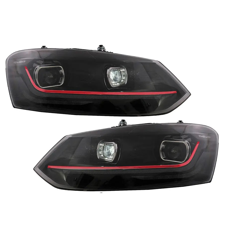 Polo 8 IQ GTI Style Projector Headlight - Suitable To Fit VW Polo 6 (10-On) Max Motorsport