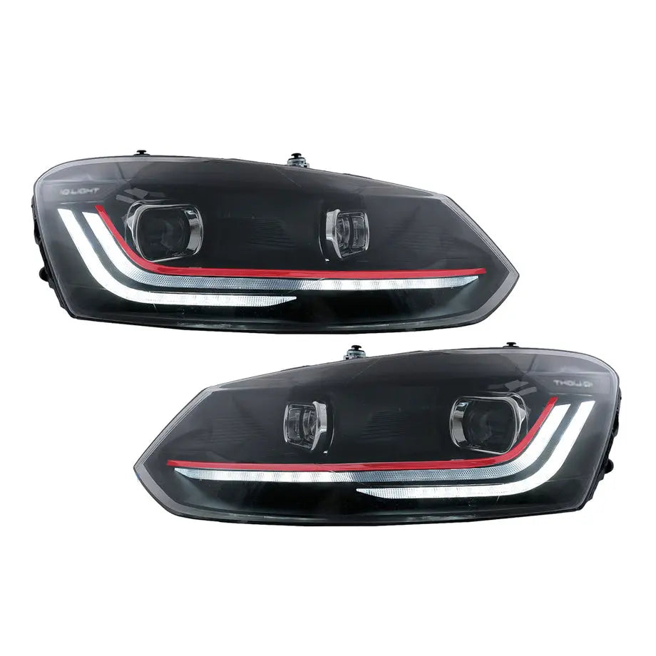 Polo 8 IQ GTI Style Projector Headlight - Suitable To Fit VW Polo 6 (10-On) Max Motorsport