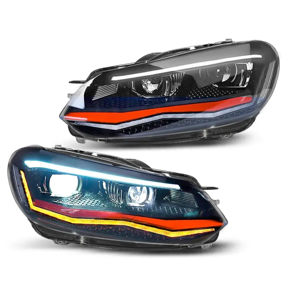 Polo 8AW Style Projector Headlight -  Suitable To Fit VW Polo 6 (10-On) Max Motorsport