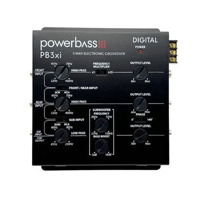 Powerbass PB-3XI 3-Way Digital Crossover Powerbass Audio