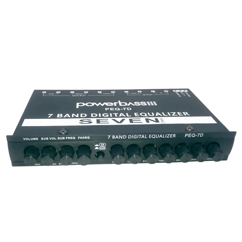 Powerbass PEQ-7D 7 Band Equalizer Max Motorsport