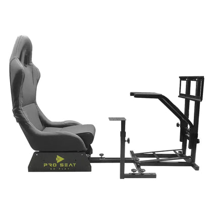 Pro Seat - Racing Simulator Gaming Seat With TV Stand Pro Seat - Racing Simulator