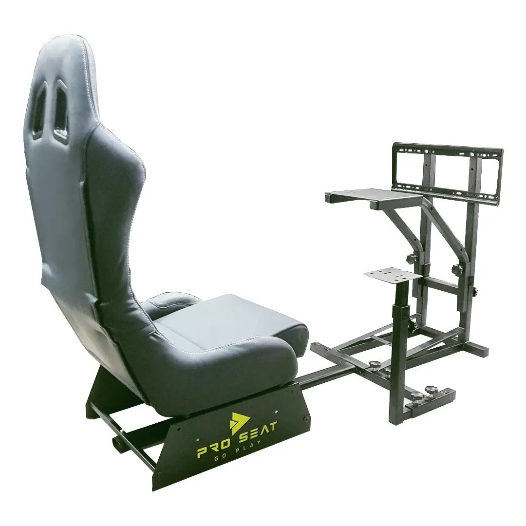 Pro Seat - Racing Simulator Gaming Seat With TV Stand Pro Seat - Racing Simulator
