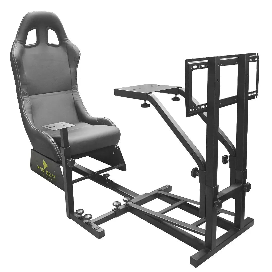 Pro Seat - Racing Simulator Gaming Seat With TV Stand Pro Seat - Racing Simulator