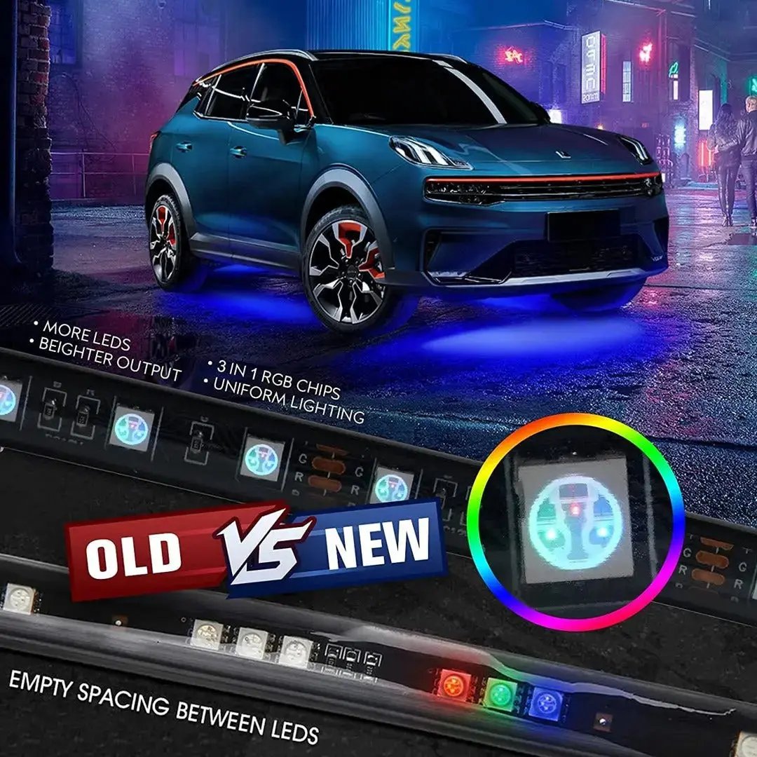 Pro-Series App Controlled RGB LED Under Car Light Kit Max Motorsport