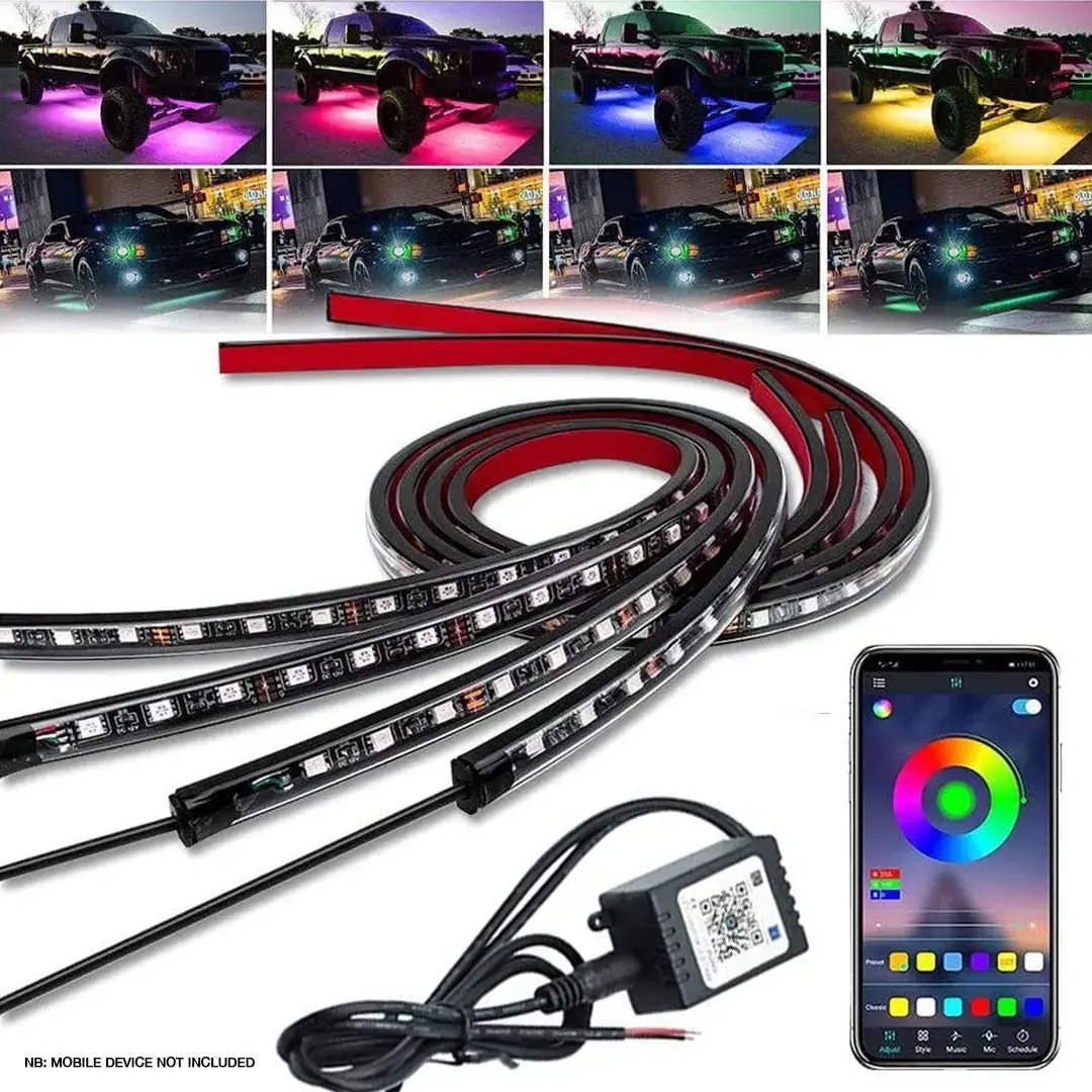 Pro-Series App Controlled RGB LED Under Car Light Kit Max Motorsport