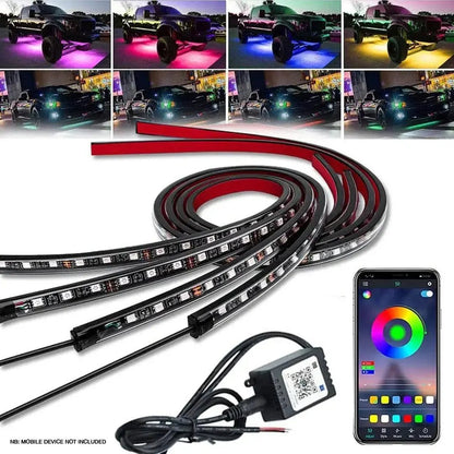 Pro-Series App Controlled RGB LED Under Car Light Kit Max Motorsport