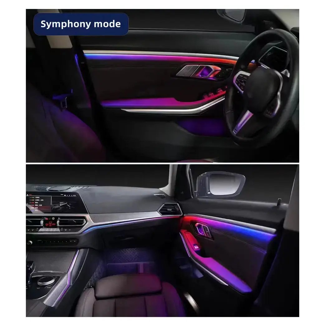 ProGlow Car Interior  RGB Ambient Lighting Kit - App Controlled Max Motorsport