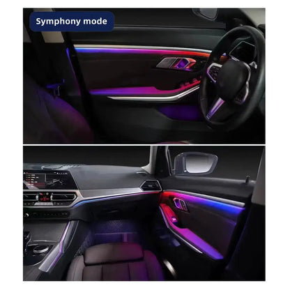 ProGlow Car Interior  RGB Ambient Lighting Kit - App Controlled Max Motorsport