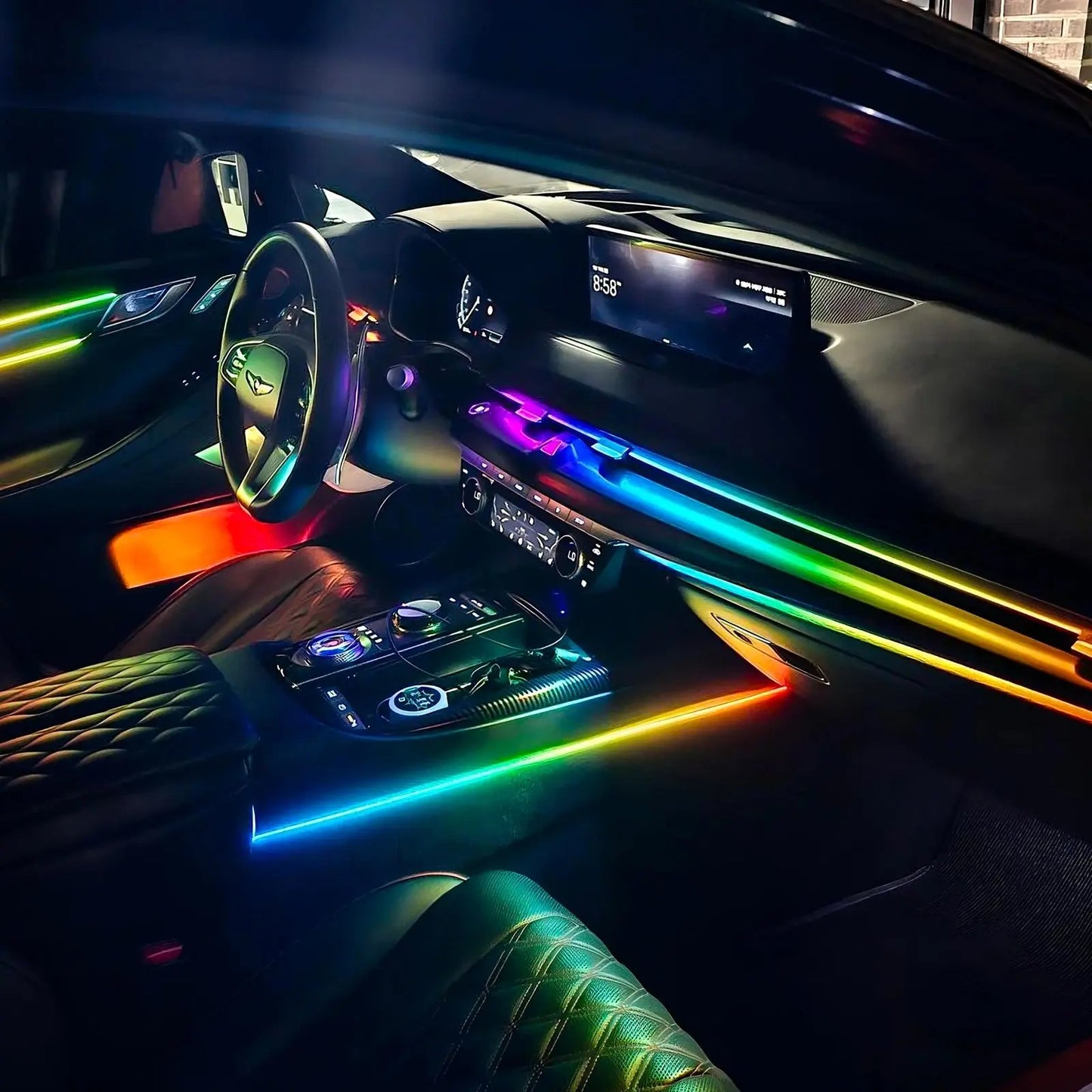 ProGlow Car Interior RGB Ambient Lighting Kit - App Controlled Max Motorsport