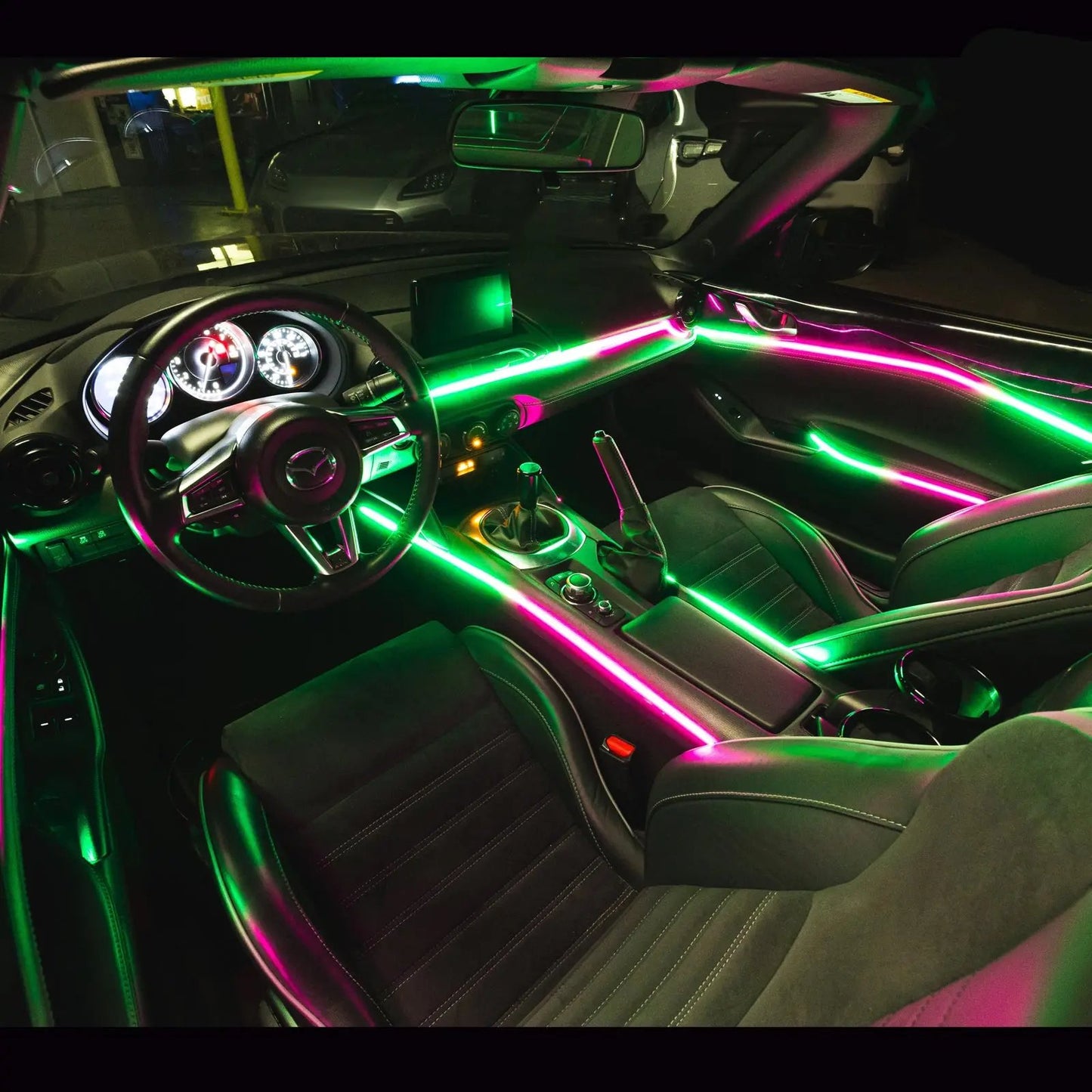 ProGlow Car Interior RGB Ambient Lighting Kit - App Controlled Max Motorsport