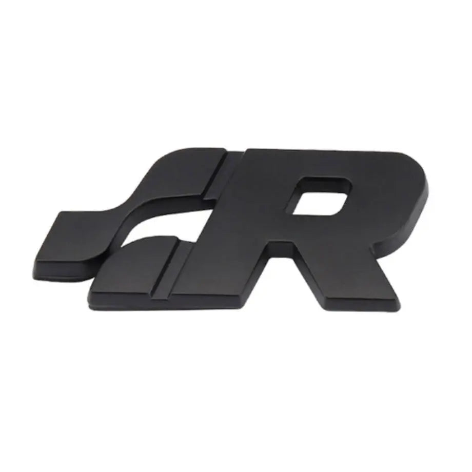 Black R Sticker R Logo Stick-On Badge (Black) – Max Motorsport