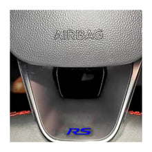 Load image into Gallery viewer, RS Logo - Steering Wheel Metal Badge (Blue) Max Motorsport
