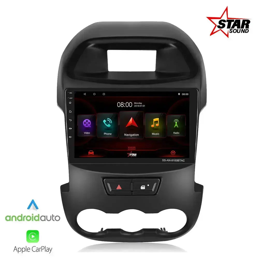 Ranger T6 (12-15) - 9 Inch Bass Masters Android Entertainment & GPS System Star Sound