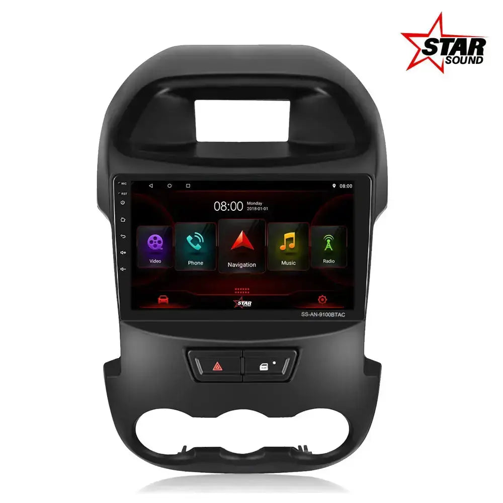Ranger T6 (12-15) - 9 Inch Bass Masters Android Entertainment & GPS System Star Sound
