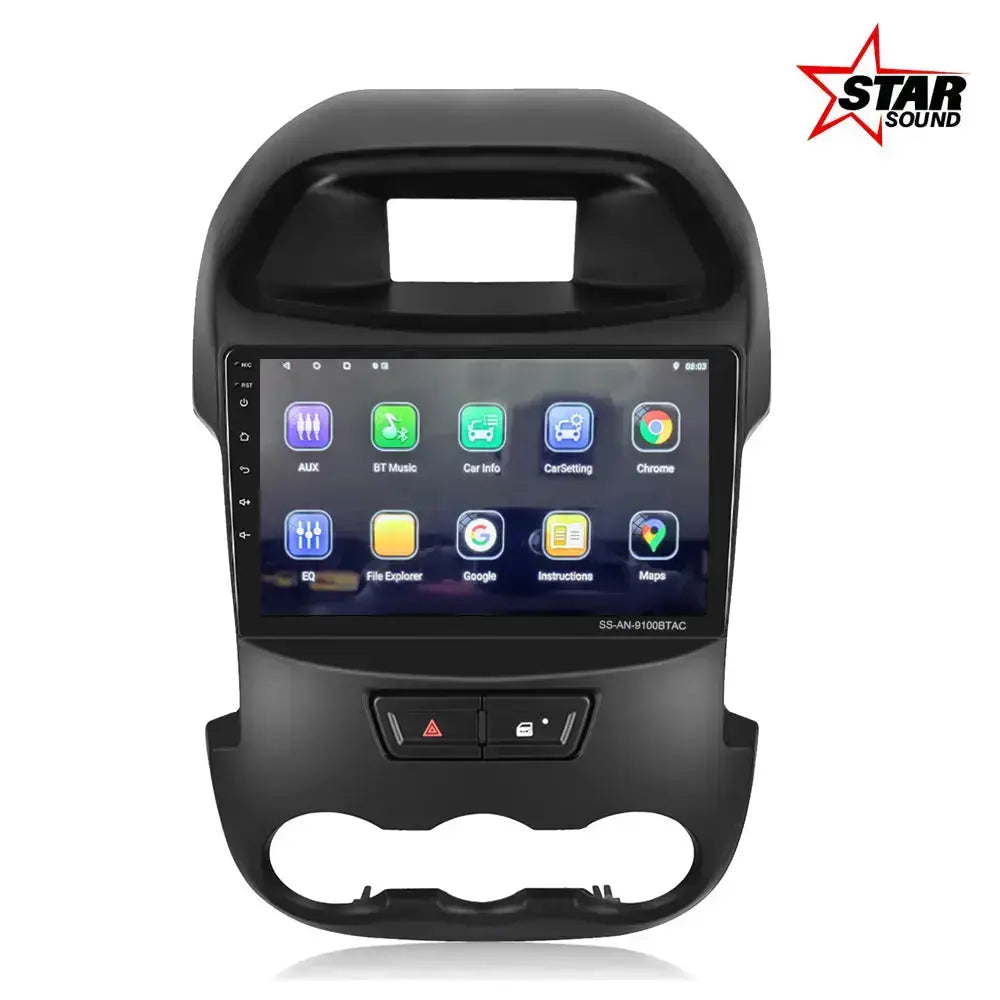 Ranger T6 (12-15) - 9 Inch Bass Masters Android Entertainment & GPS System Star Sound