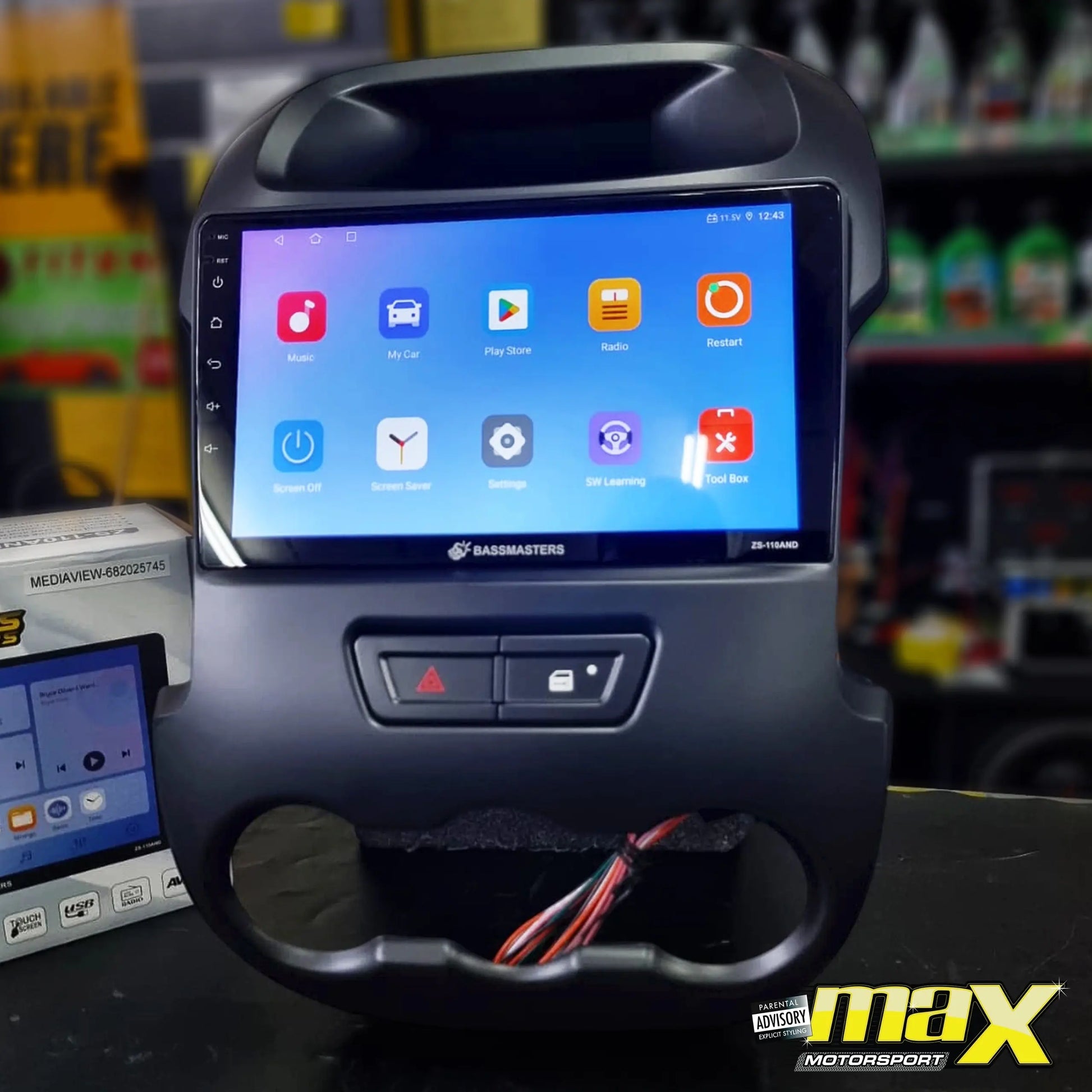 Ranger T6 (12-15) - 9 Inch Bass Masters Android Entertainment & GPS System Star Sound